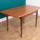 Retro Teak 1960s Elliots Of Newbury Mid Century Extending Dining Table & 6 Chairs