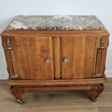 Oak bar furniture art deco style