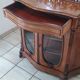 	Support furniture in walnut burl veneer, Napoleon III style or late 19th century.