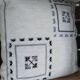 Pair of gray Berber Kerkennah cushions