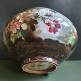 Cache-pot Gabriel Lemonnier, Houry (J) fabricant de porcelaine et de faience