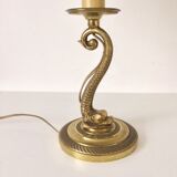 Classic bronze dolphin lamp" Louis XV style