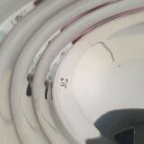 Silver metal vegetable dish