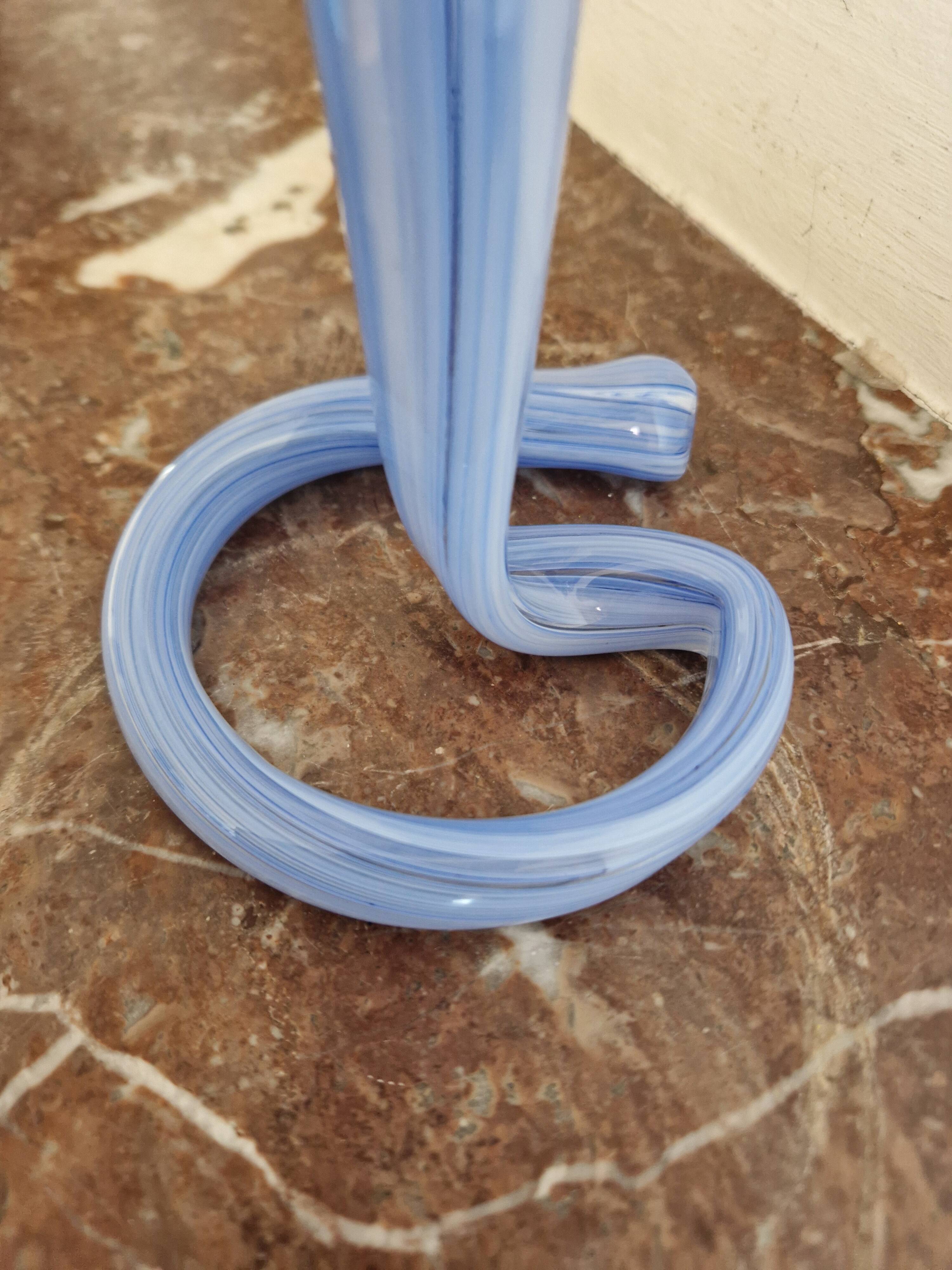 Vase en verre soufflé Murano - Arte Kristall Mery