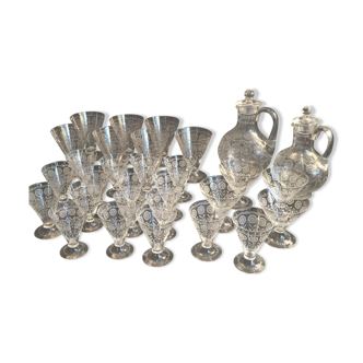Baccarat crystal glass service