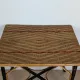 Wood and rattan table 1920
