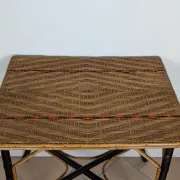 Wood and rattan table 1920