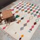 Large handmade colourful rug, 300 x 215 cm - G1075
