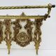 Bronze Coat Rack and Wall Shelf, Vintage, Louis XV Style