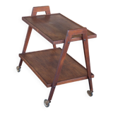 Vintage wooden serving trolley