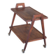 Vintage wooden serving trolley