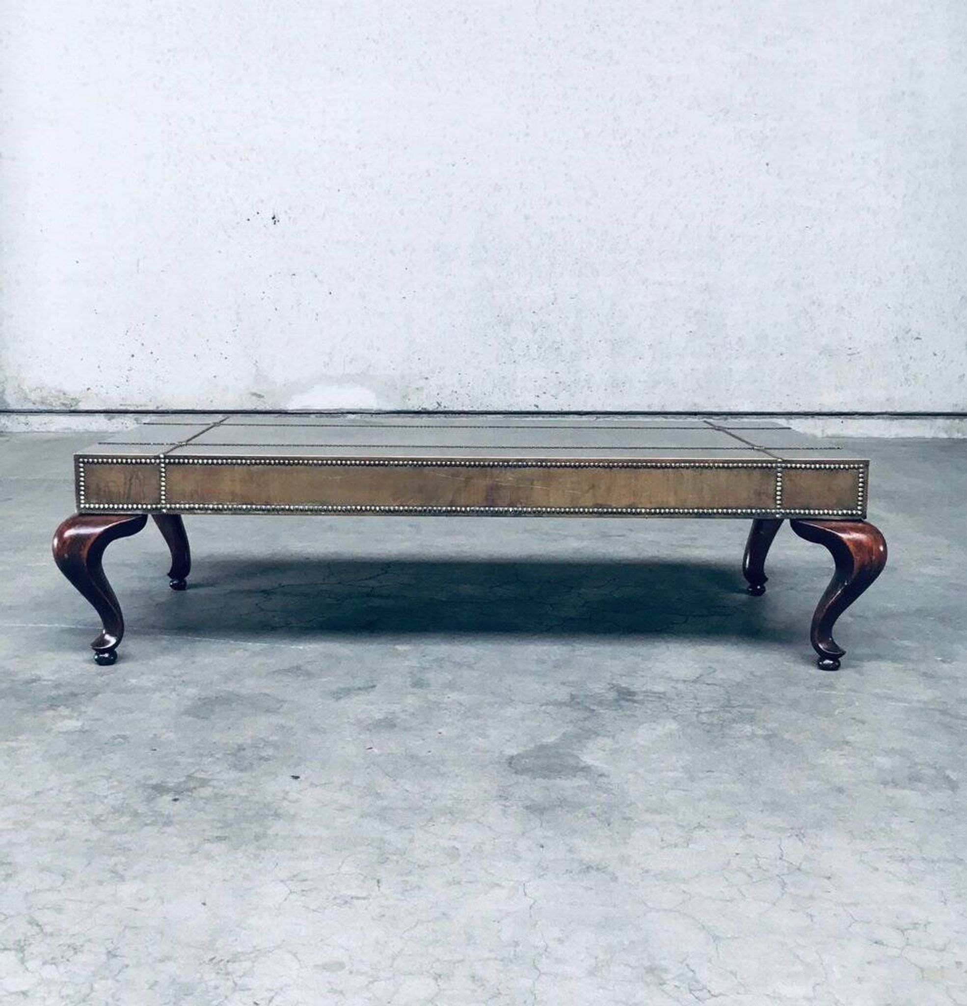 Brass Coffee Table, France, 1960s