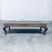 Brass Coffee Table, France, 1960s