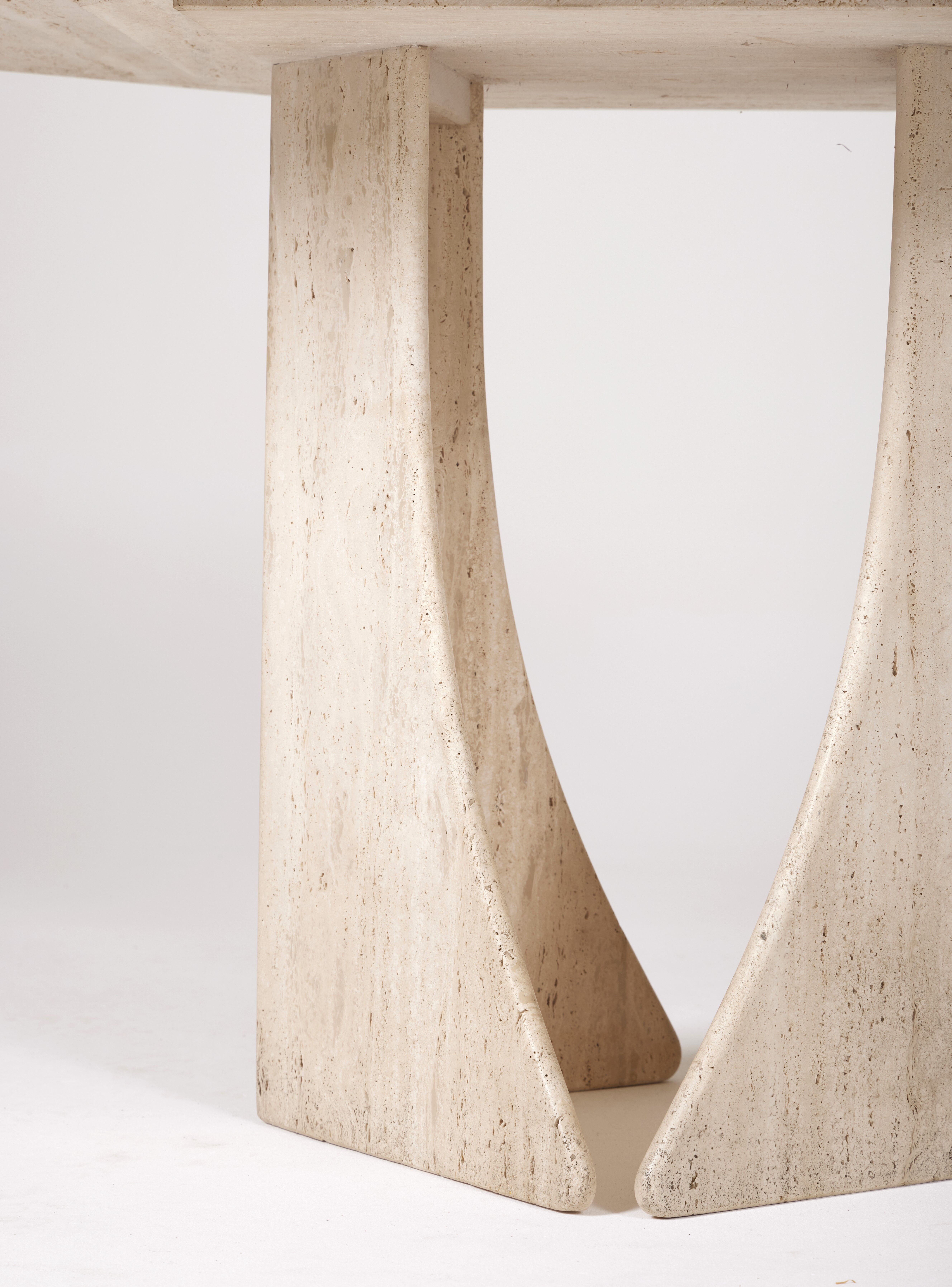 Octagonal dining table Italy 1970s