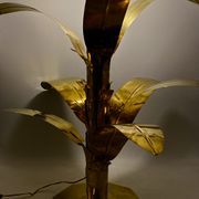 Palm tree brass floor/table lamp, Bottega Gadda Italy, 1960