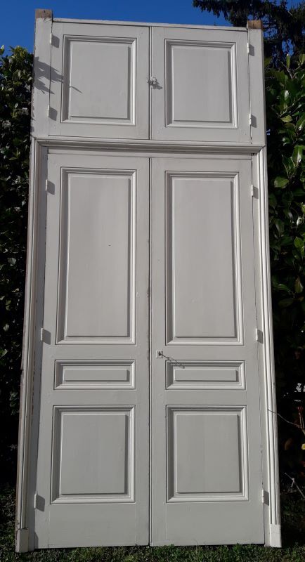 Boiserie haussmannienne placard 4 portes 3,12x1,43m XIX°