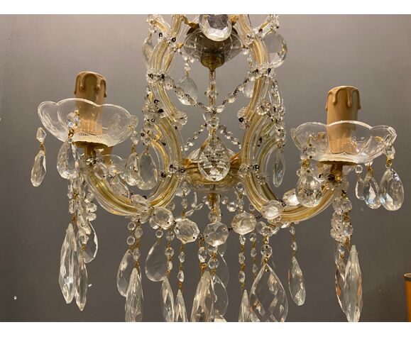 Vintage Italian Crystal Chandelier Selency Vintage Italian Crystal Chandelier, Antique Italian Crystal Chandelier