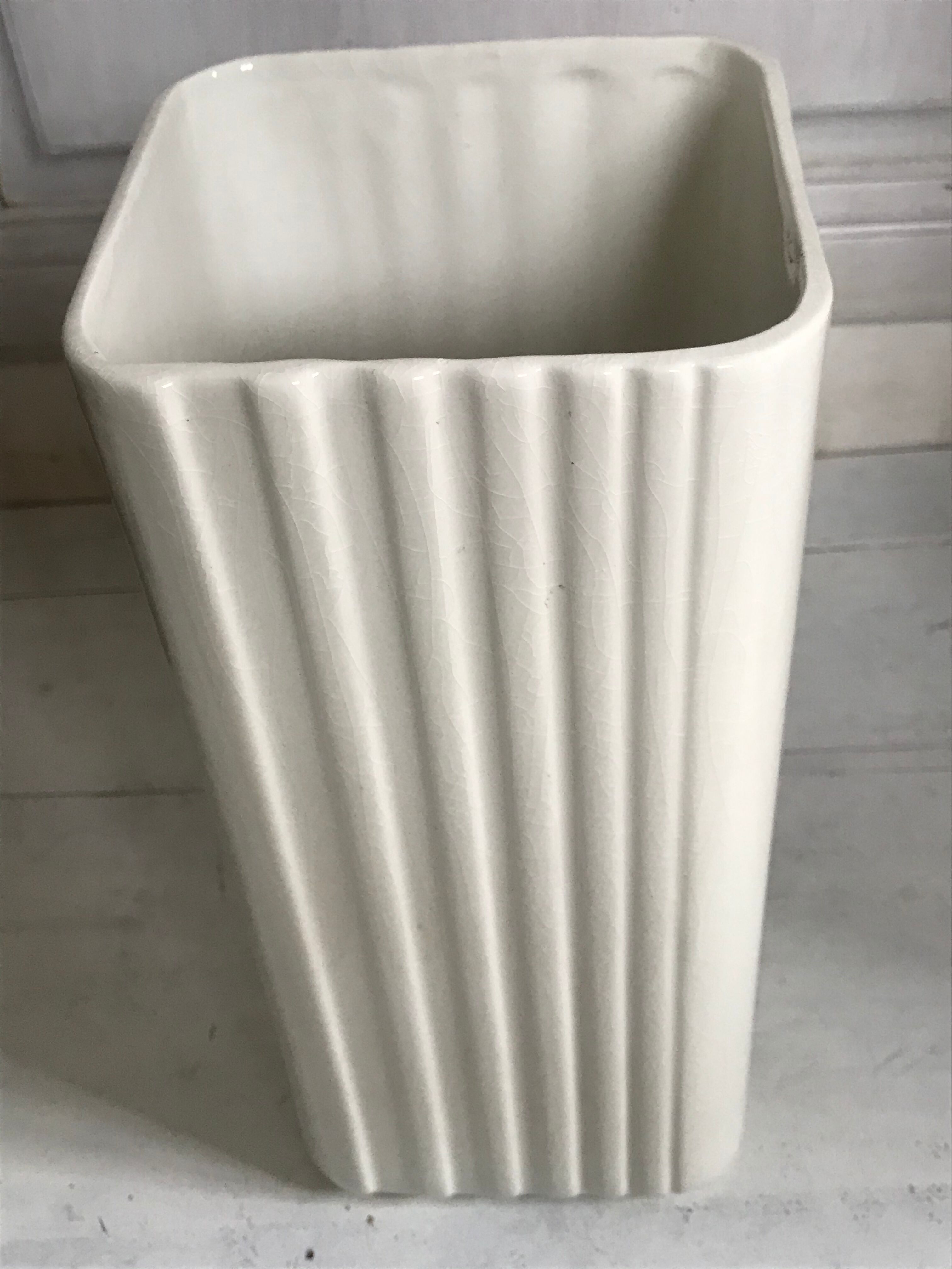 Italian square vase
