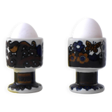 Scandinavian modern Collectable vintage Arabia Kalevala annual egg cups