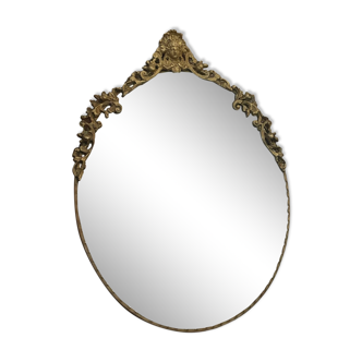 Miroir doré vintage 52x38