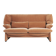 Cassina Portovenere Vico Magistretti wingback peach salmon sofa Maralunga