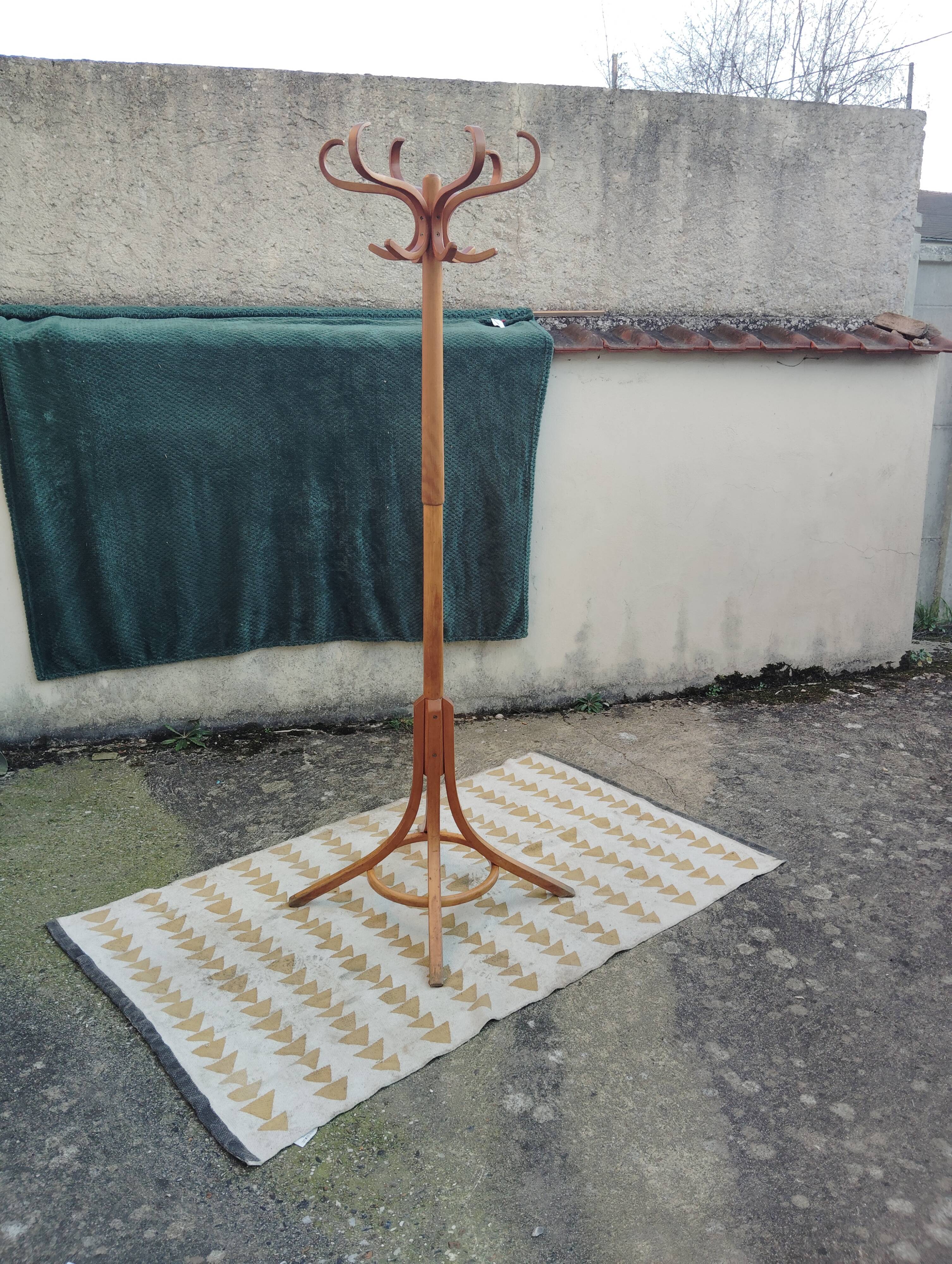 Parrot coat rack attributed to the "Baumann" house.