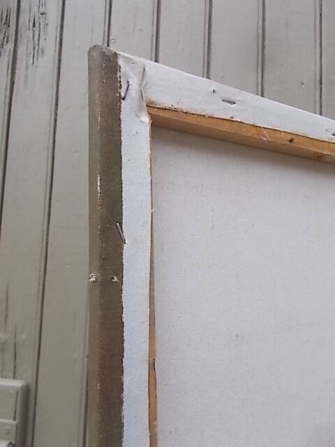 Large painting of a bouquet of flowers 91.5 x 60.5