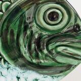 Majolica fish plate