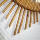 Mirror Sun in the 1950s rattan 49x49cm