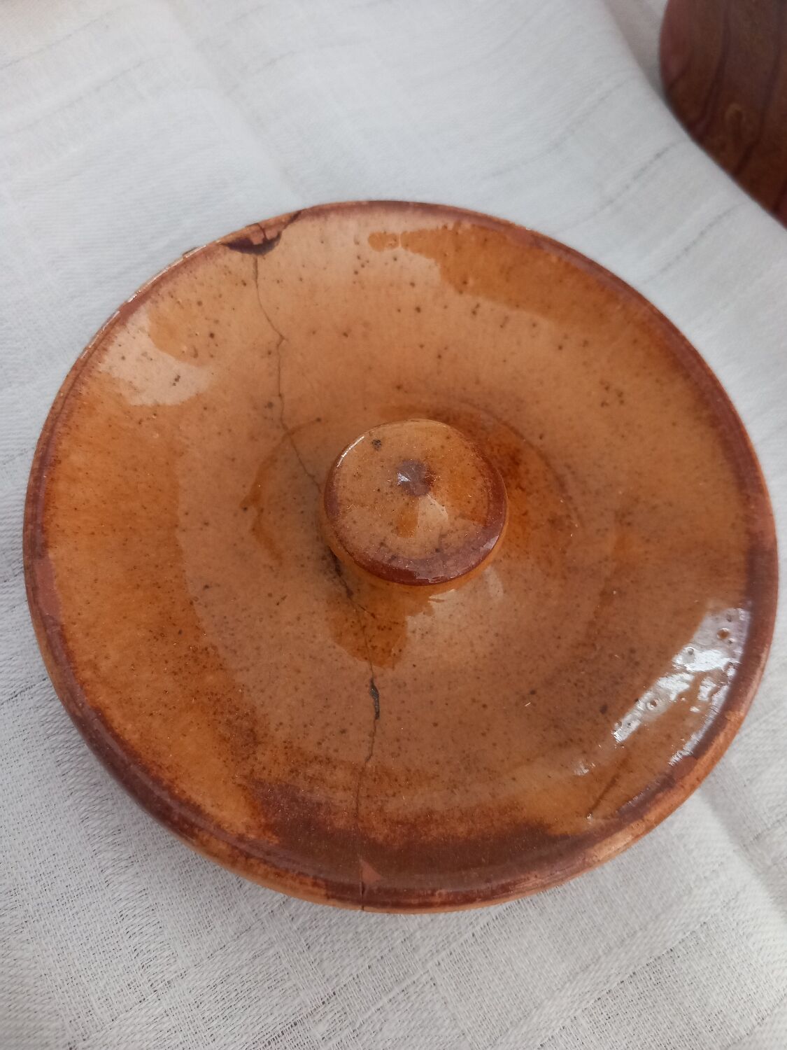 Gargoulette terracotta varnished.