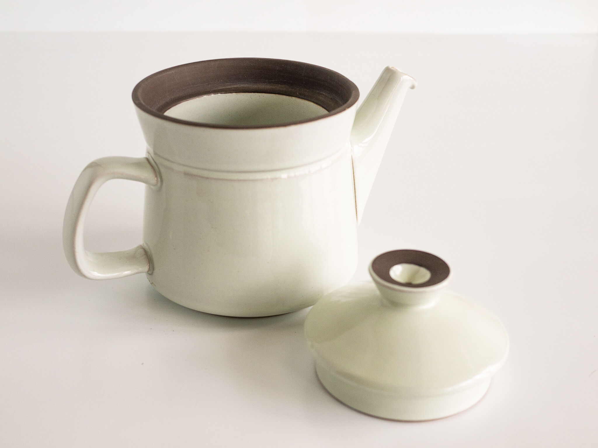 Denby sandstone teapot