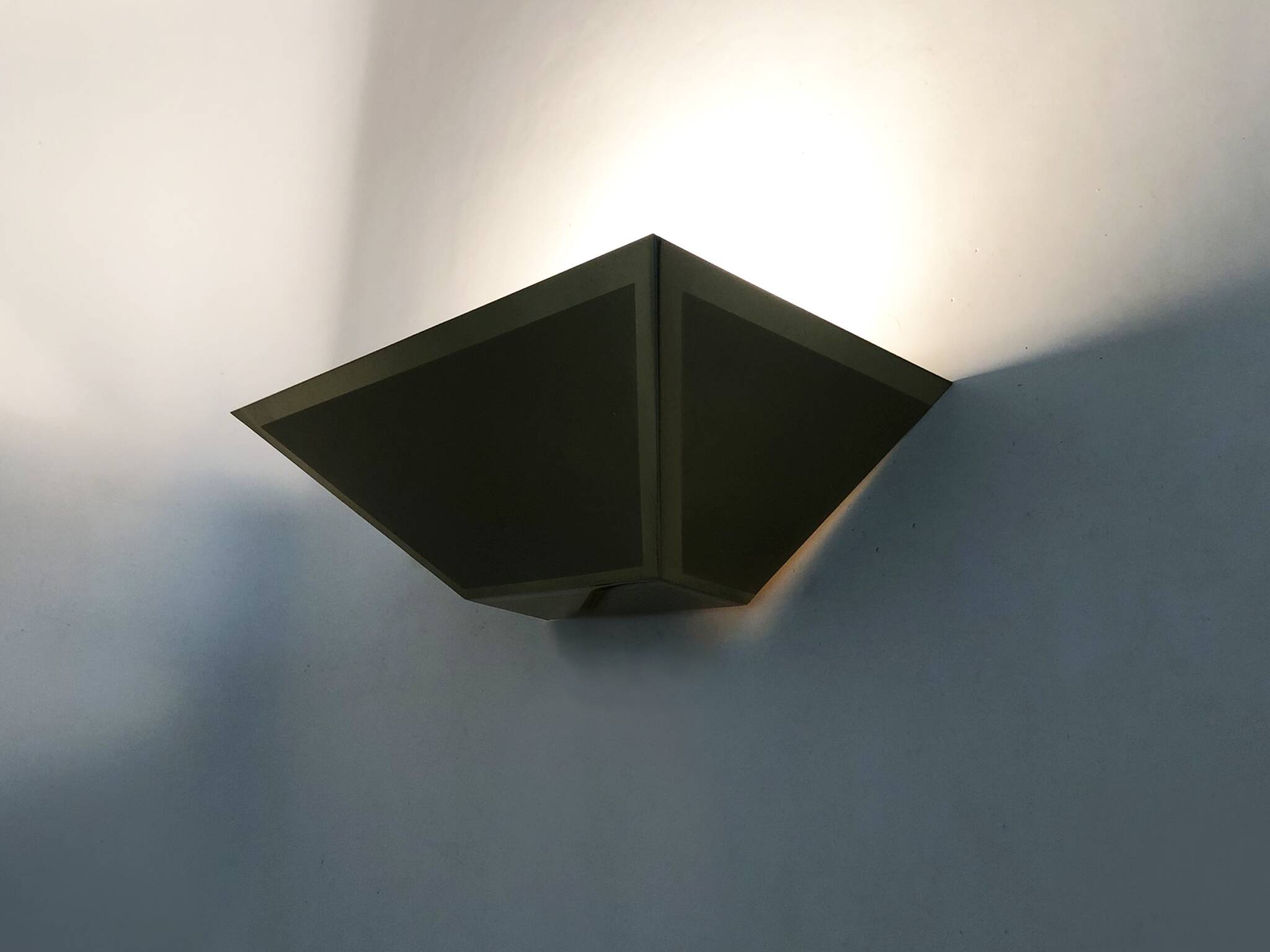 Pair of gold wall sconces 1980s