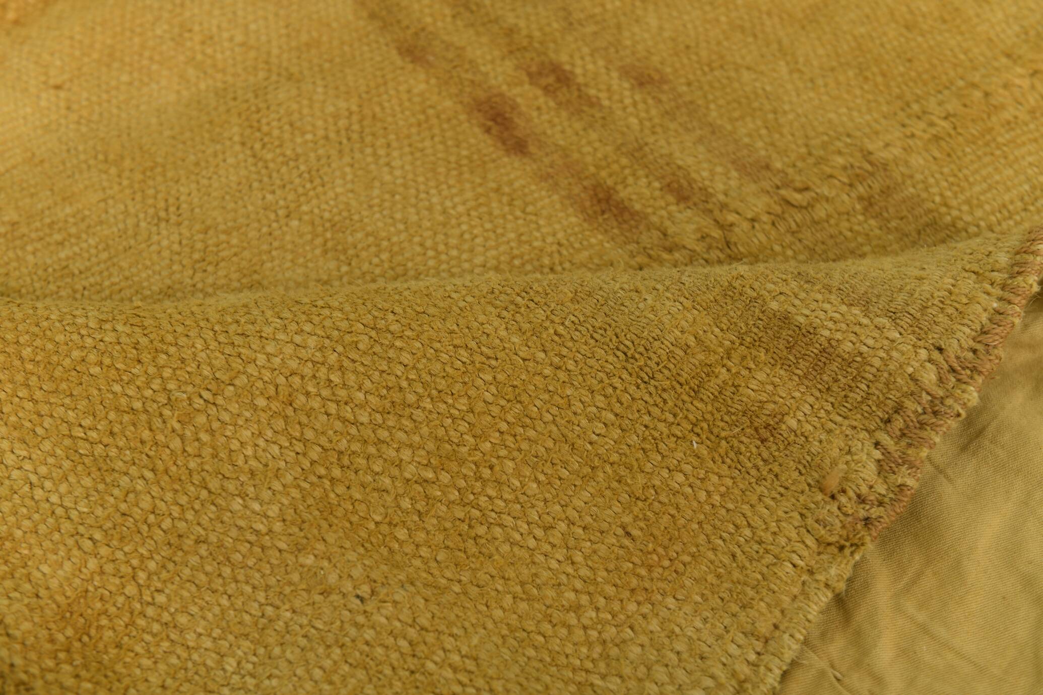 6x9 Mustard Yellow Handwoven Kilim Rug, Area Rug For Home Decor, 168x270 Cm