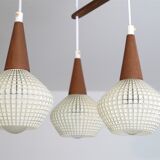 Danish boomerang luster in teak 1960