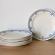 8 assiettes plates anciennes