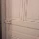 Haussmannian door 83x220 with old glazed transom frame 102x300 chassis