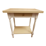 Antique side table with drawer