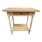 Antique side table with drawer