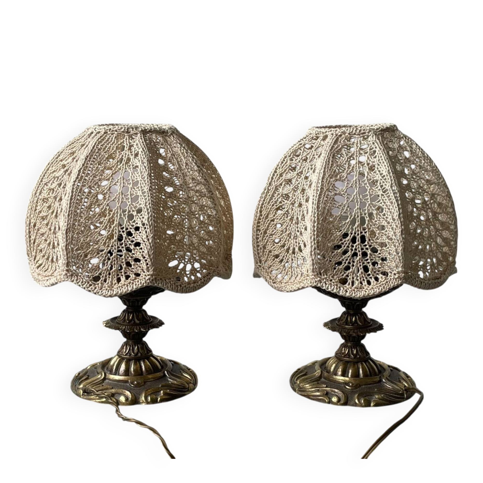 Pair of vintage Bohemian lamps