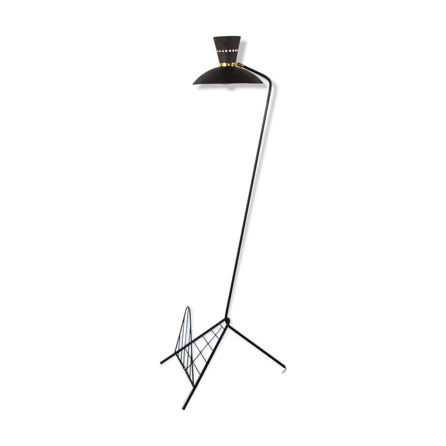 Lampadaire diabolo porte revues 1960