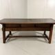 Brutalist antique Spanish coffee table 1880's