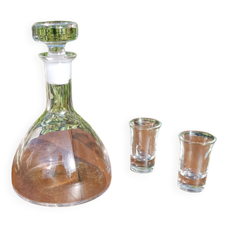 Small glass carafe