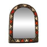 Miroir mural vintage en arc – espagnol, Hollywood Regency, inspiré du Maroc des années 1960