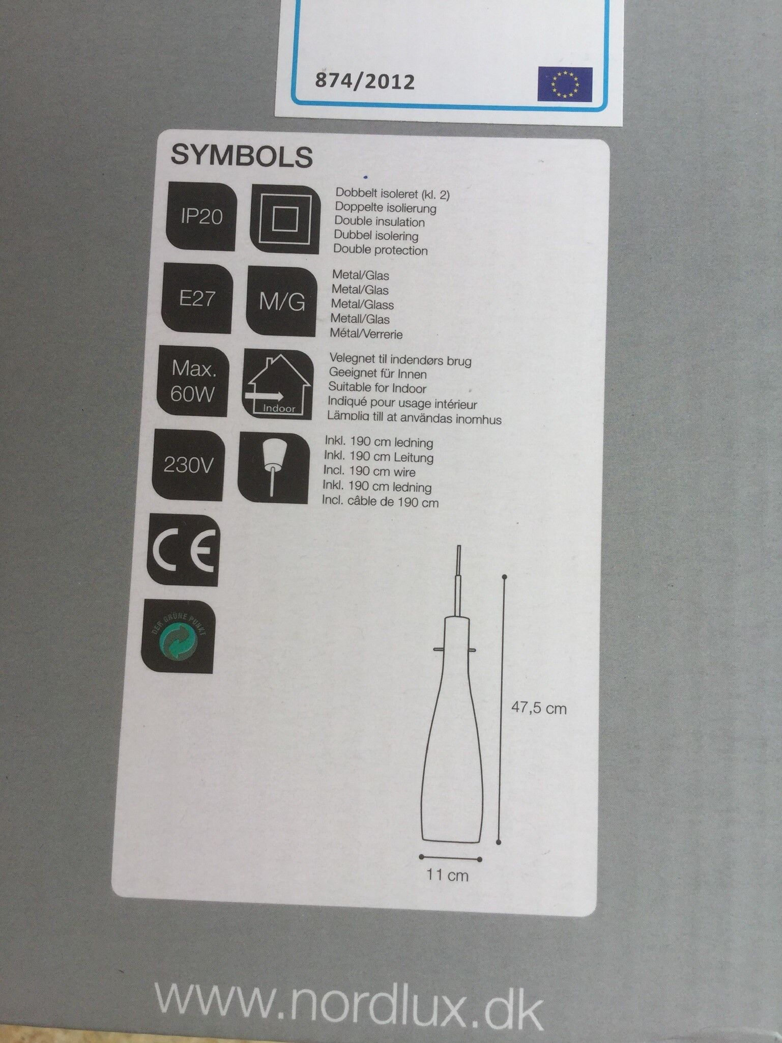 Nordlux "Chardonnay" Suspension