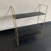 Etagère vintage 1960 String murale noir doré - 60 x 48 cm