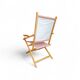 Foldable deck chair / 1950s