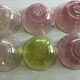 Biot blown glass cups