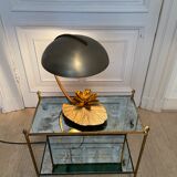 Water lily lamp, Maison Charles, 1970s