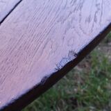 Table à volets en chêne ovale 190cm