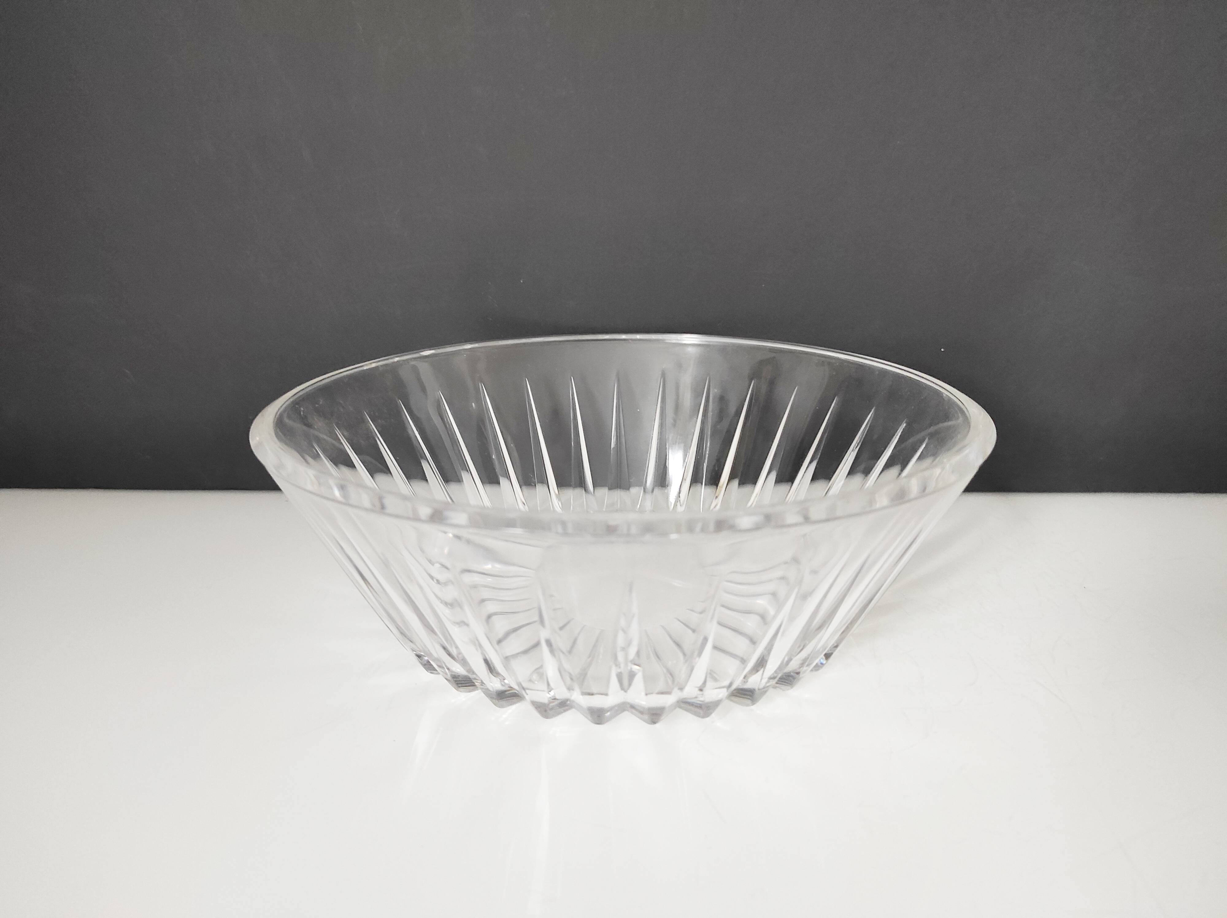 Val Saint Lambert crystal dish